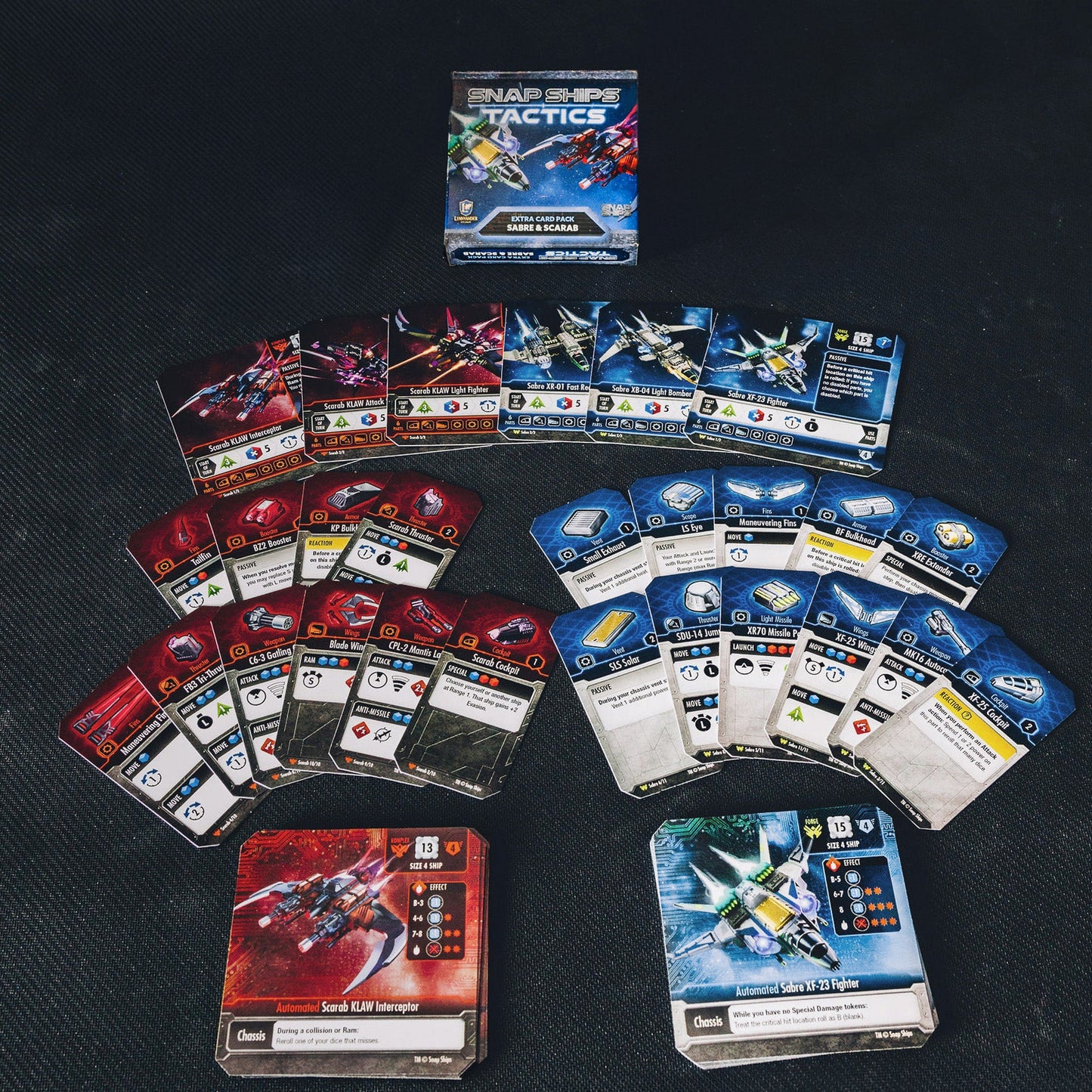 Extra Sabre and Scarab Card Pack (for Retail Stores Only)
